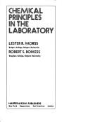 Cover for Chemical principles in the laboratory