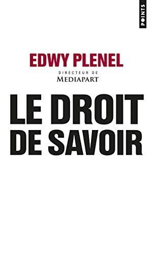 Cover for Droit de Savoir