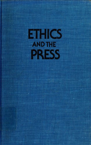 Cover for Ethics and the Press