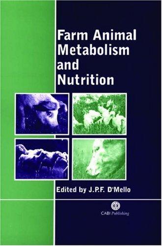 Cover for Farm Animal Metabolism and Nutrition