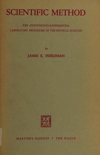 Cover for Scientific method.