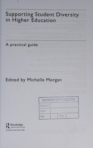 Cover for Supporting Student Diversity in Higher Education