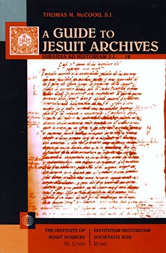 Cover for A guide to Jesuit archives