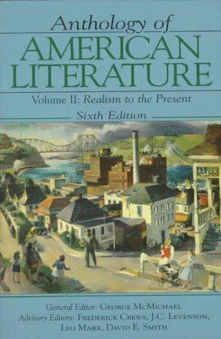 Cover for Anthology of American Literature Vol. II
