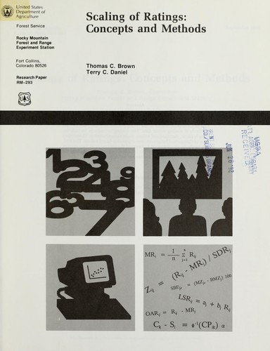 Cover for Scaling of ratings