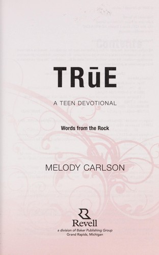 Cover for True