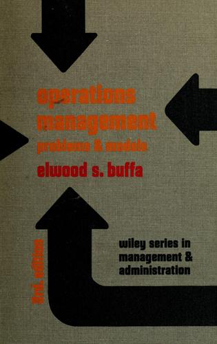 Cover for Operations management: problems and models