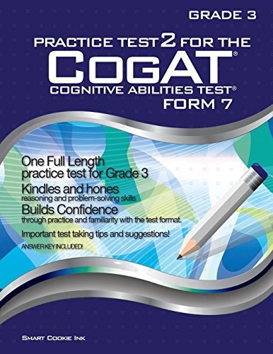 Cover for Practice Test 2 for the CogAT - Form 7 - Grade 3 : CogAT - GRADE 3