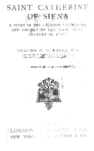 Cover for Saint Catherine of Siena