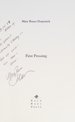 Cover for First pressing