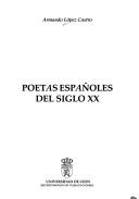 Cover for Poetas españoles del siglo XX