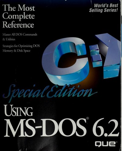 Cover for Using MS-DOS 6.2