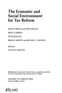 Cover for The economic and social environment for tax reform