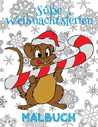 Cover for ✌ Süße Weihnachtsferien Malbuch Ab 8 Jahre ✌