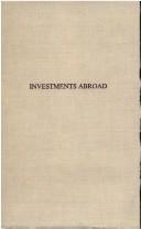 Cover for Investments abroad