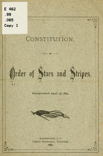 Cover for Constitution.