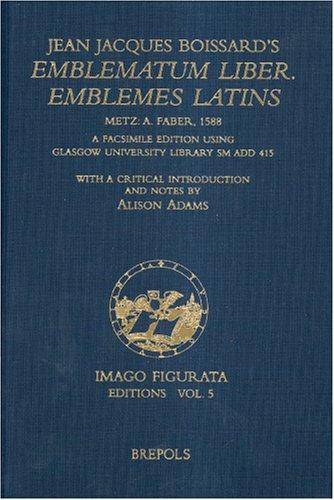 Cover for Jean Jacques Boissard, Emblematum Liber, Emblemes Latins Metz, 1588