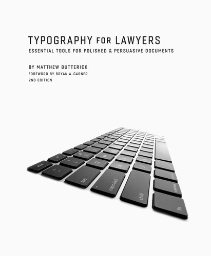 Cover for Typography for Lawyers