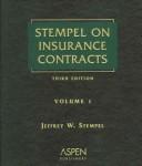 Cover for Stempel on insurance contracts