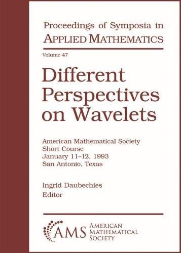 Cover for Different Perspectives on Wavelets