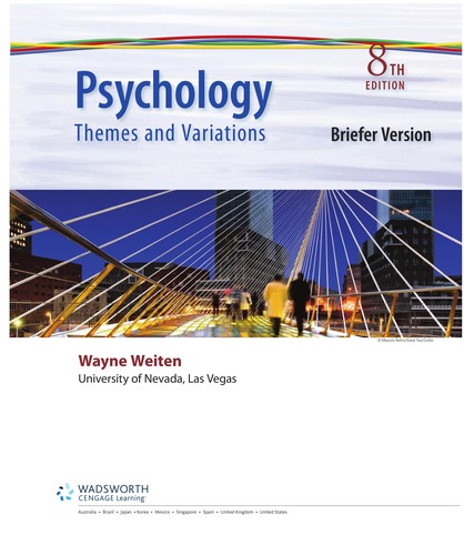 Cover for Psychology