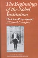 Cover for The beginnings of the Nobel institution