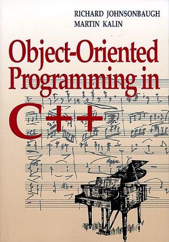 Cover for Object-oriented programming in C++