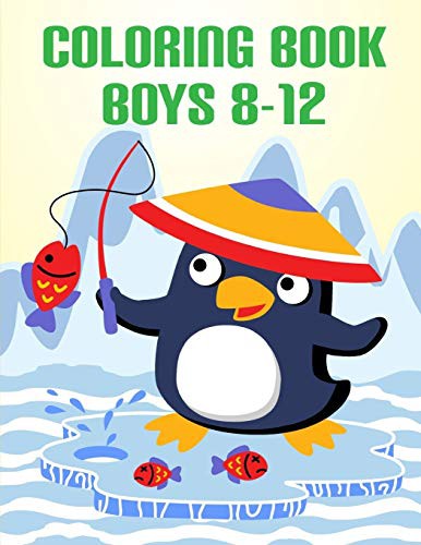 Cover for Coloring Book Boys 8-12