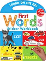 Cover for Fist Words Sticker Workbook