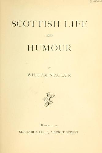 Cover for Scottish life and humor.