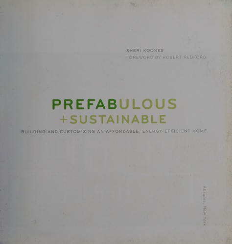 Cover for Prefabulous and sustainable