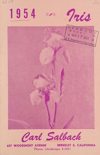 Cover for 1954 iris