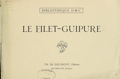 Cover for Le filet-guipure