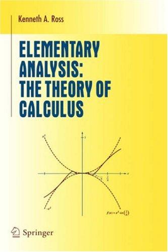 Cover for Elementary analysis