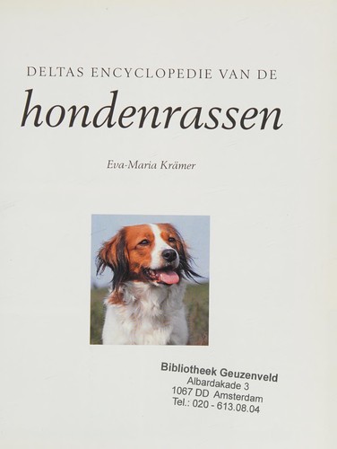 Cover for Deltas encyclopedie van de hondenrassen