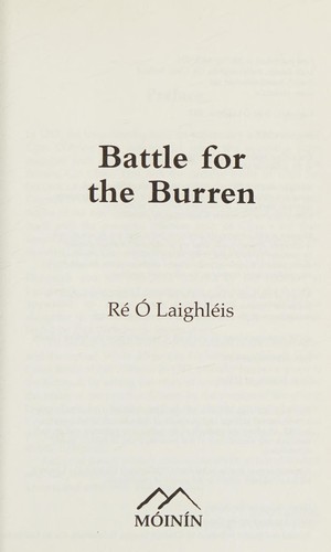 Cover for Battle for the Burren
