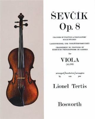 Cover for Changes Of Position Preparatory Scale Studies Op 8 For Viola Alto Lagenwechsel Und Tonleitervorstudien Changementde Positions Et Exercices Prparatoires De Gammes