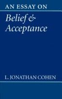 Cover for An Essay on Belief and Acceptance