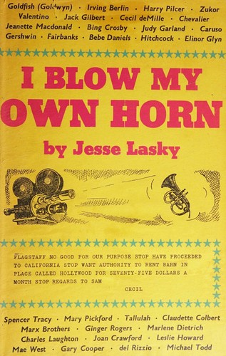 Cover for I blow my own horn