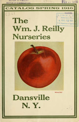 Cover for Catalog spring 1916