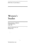 Cover for Women's studies