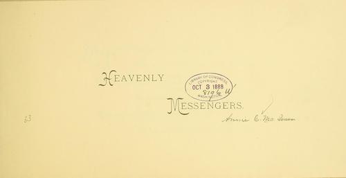 Cover for Heavenly messengers