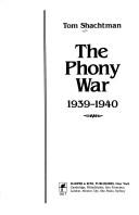 Cover for The phony war, 1939-1940