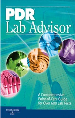 Cover for PDR Lab Advisor 2007 (Pdr Lab Advisor)
