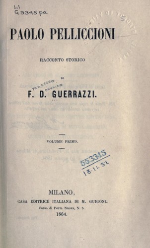 Cover for Paolo Pelliccioni