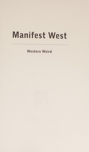 Cover for Western Weird