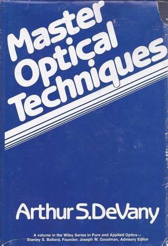 Cover for Master optical techniques