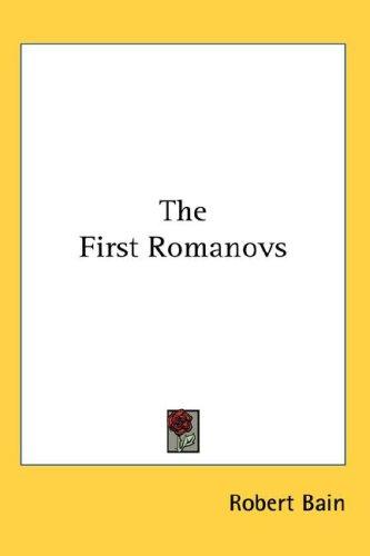 Cover for The First Romanovs
