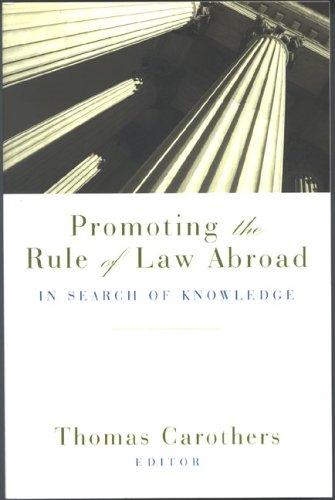Cover for Promoting the Rule of Law Abroad