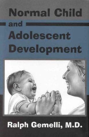 Cover for Normal child and adolescent development